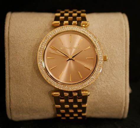 michael kors watch gold pink face|women pink mk watch.